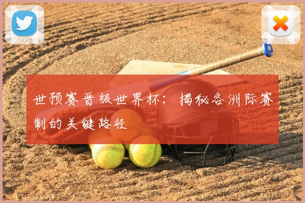 世预赛晋级世界杯：揭秘各洲际赛制的关键路径
