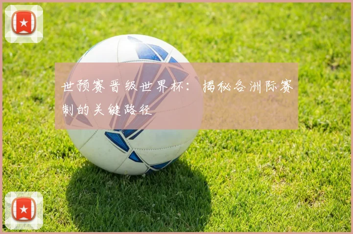 世预赛晋级世界杯：揭秘各洲际赛制的关键路径