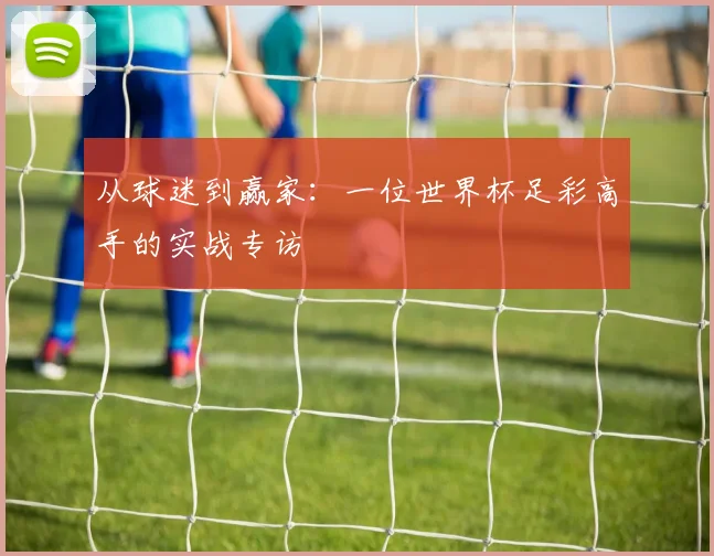 从球迷到赢家：一位世界杯足彩高手的实战专访